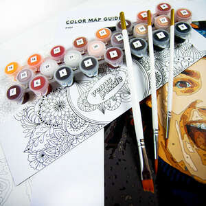 custom paint by numbers kit 
