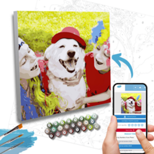 your photo as paint by numbers 