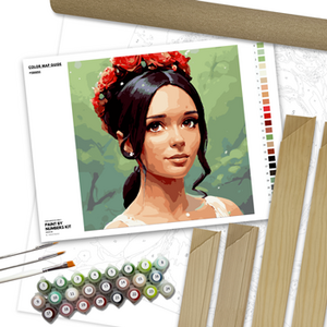 paint by numbers from photo kit