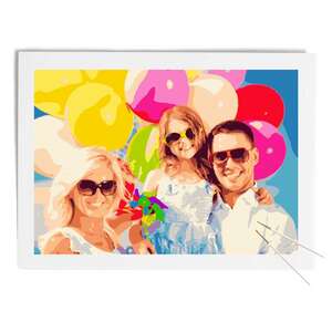 Paint by Numbers 28x20 - DIY FRAME  -  Pieces