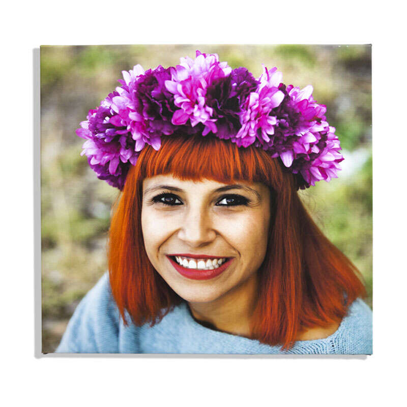 photo canvas print square