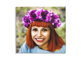 photo canvas print square